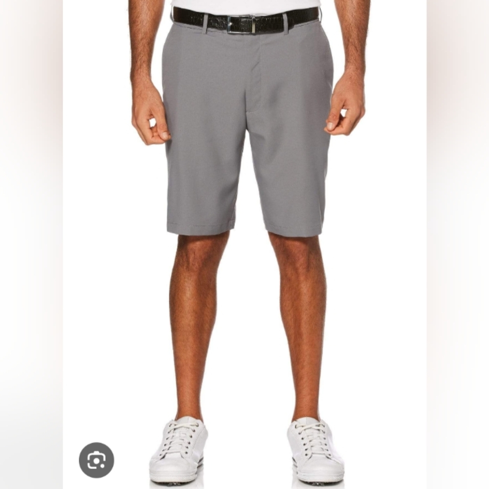 PGA Tour Gray Flat Front Shorts for Versatile Style